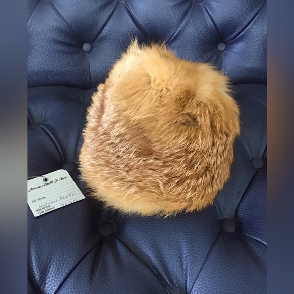 Jerome Wolk Jr  Furs Genuine Natural Red Fox Hat - Picture 1 of 7